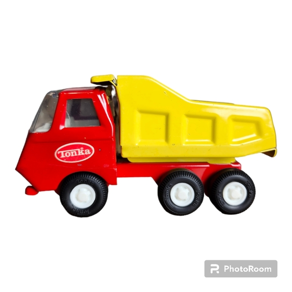 Vintage 1970's Tonka Steel Dump Truck, Open Box Pickup Truck,Cement Mixer - Picture 6 of 16